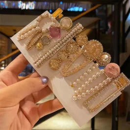 White Hair Clips