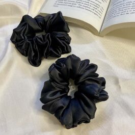 Essential Black Scrunchie