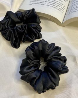 Essential Black Scrunchie