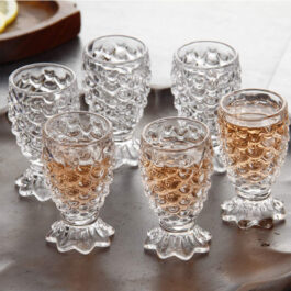 Fish Pattern Vodka Glass