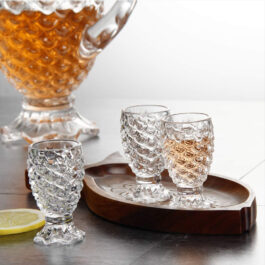 Fish Pattern Vodka Glass