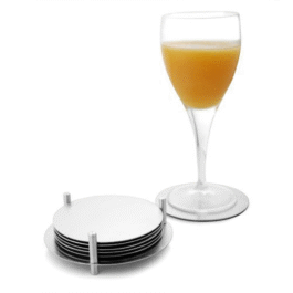 Round Stainless Steel Coaster