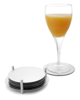 Round Stainless Steel Coaster