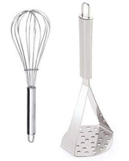 Potato Masher & Egg Whisk Combo