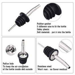 Metal Bottle Pourer-(Pack of 2)