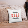 World's Best Daughter Cushion - Image 2