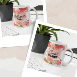 Adorable Bhai & Sweet Bhabhi Mug Set