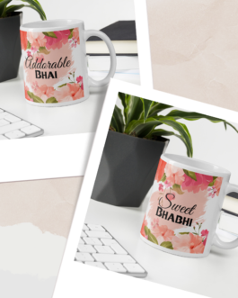 Adorable Bhai & Sweet Bhabhi Combo Mug