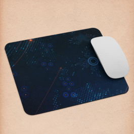 Blue Black Simple Mousepad