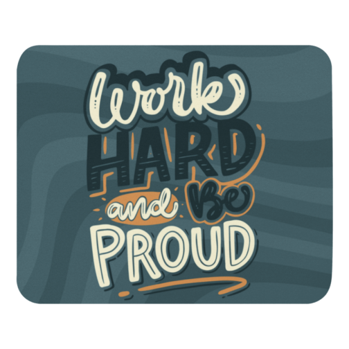 Work Hard Mouse Pad - Image 2