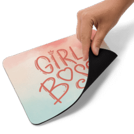 Girl Boss Mouse Pad