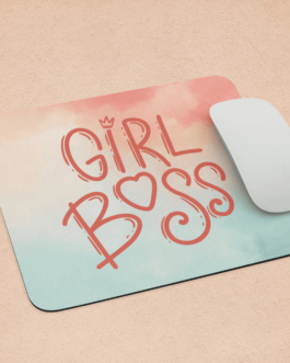 Girl Boss Mouse Pad