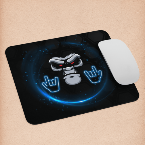 Gorilla Face Mouse Pad