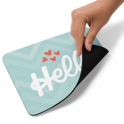 Cute Hello Mouse Pad - Image 3