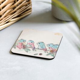 Colorful Bird Coaster