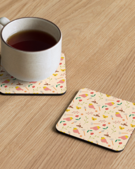 Artistic Bird Square Coaster