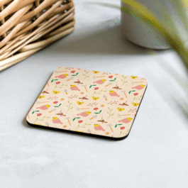 Artistic Bird Square Coaster