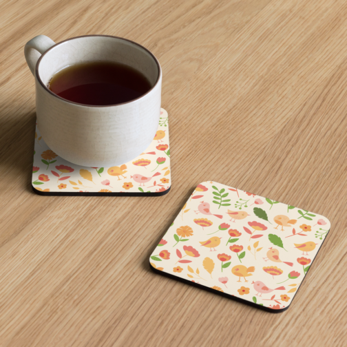 Flower & Bird Coaster