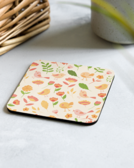 Flower & Bird Coaster