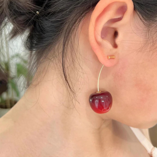 Cherry Blossom Red Earring - Image 3