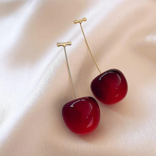 Cherry Blossom Red Earring