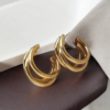 Triple Layer Gold Hoop - Image 3