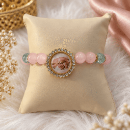 Guruji Blessings Bracelet – Rose Aqua Harmony