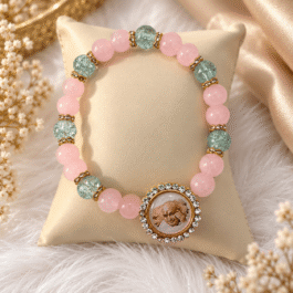 Guruji Blessings Bracelet – Rose Aqua Harmony