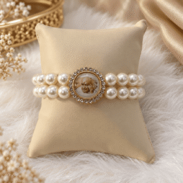 Guruji Blessings Bracelet – Pearl Serenity