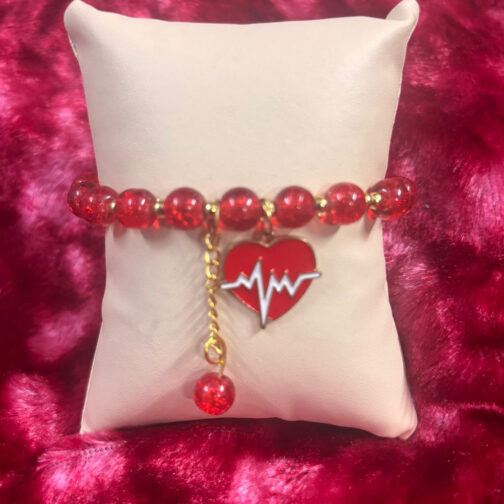 Pulse of Love Charm Bracelet - Image 2