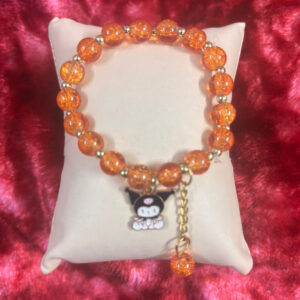 Kuromi-inspired Charm Bracelet