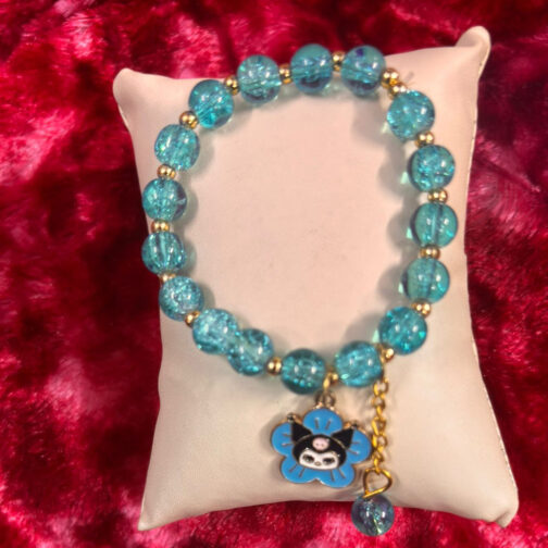 Blue Kuromi Charm Bracelet