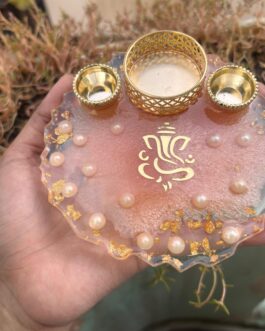Resin puja thali