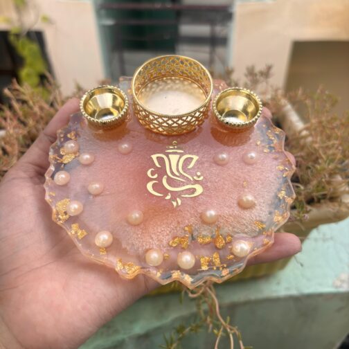 Resin puja thali