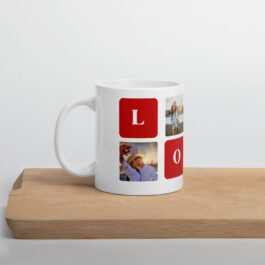 Personalized LOVE Ceramic Mug