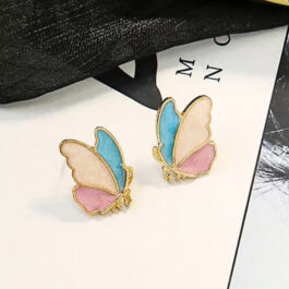 Pastel Butterfly Stud Earrings