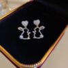 Elegant Bunny Pearl Earrings