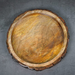 Round Rosewood Tray-12 Inches