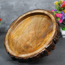Round Rosewood Tray-12 Inches