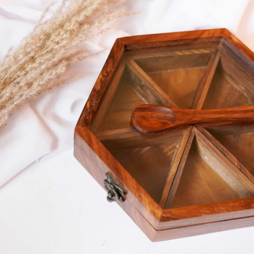 Spice box - Hexagon with a Spoon - Image 3