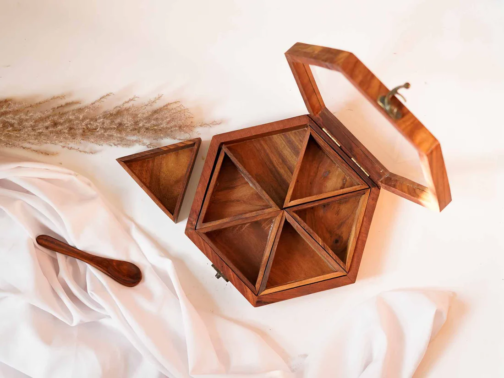 Spice box - Hexagon with a Spoon - Image 4