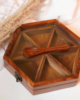 Spice box – Hexagon with a Spoon