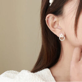 Blossom Sparkle Hoop Earrings
