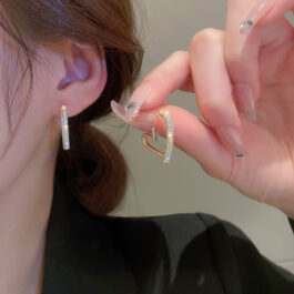 Gold Heart Earrings
