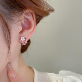 Blossom Crystal Floral Earrings