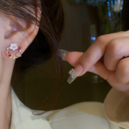 Blossom Crystal Floral Earrings