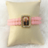 Guruji Pink Beaded Bracelet