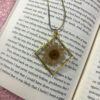 Daisy Resin Pendant