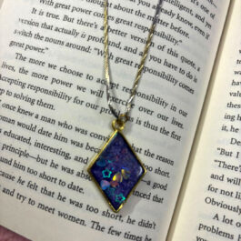 Cosmic Resin Pendant