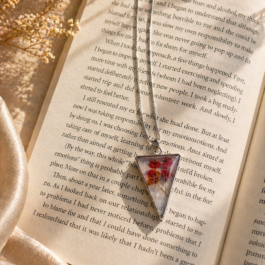 Bloom Prism Resin Pendant